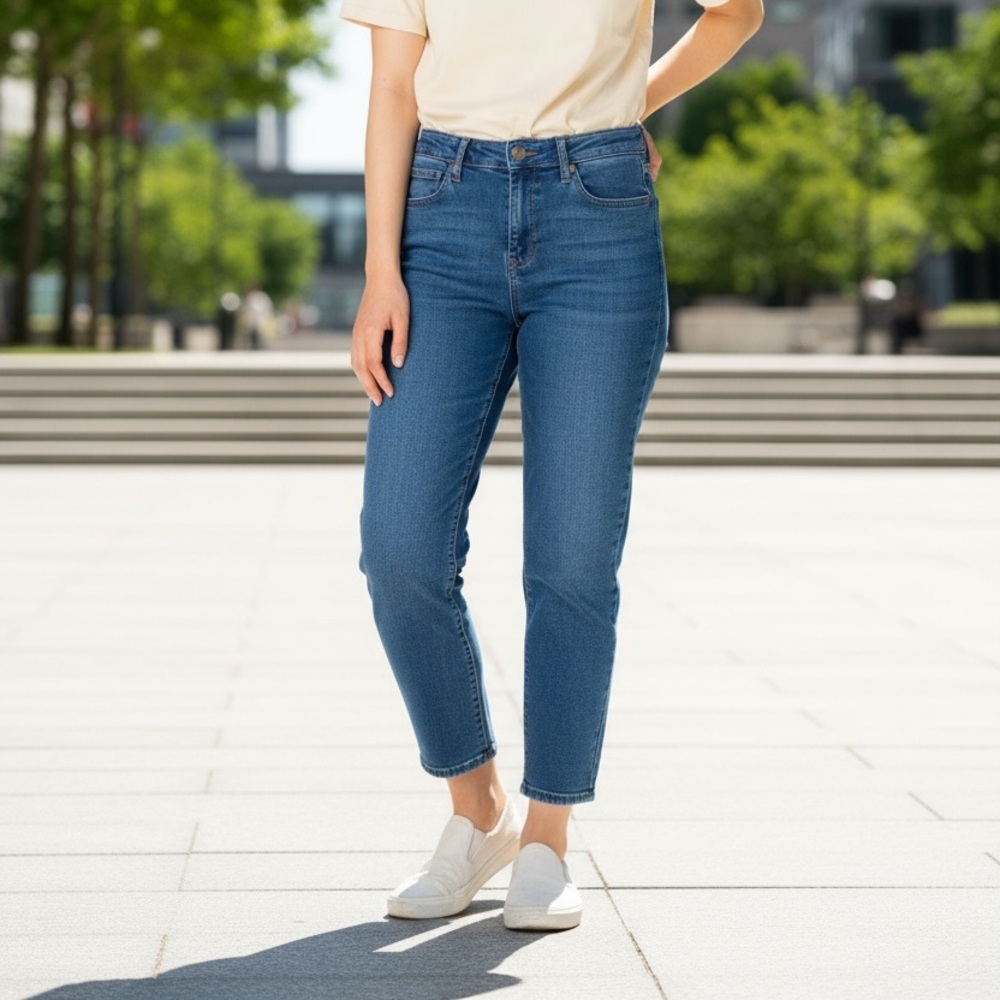 Nicole Miller High Rise Ankle Slim Jeans - Perfect Fall Denim - NWT